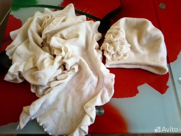 Комплект шарф и берет