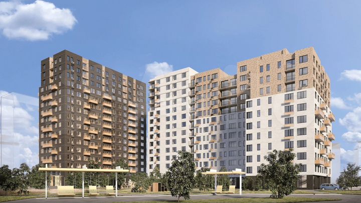 2-к. квартира, 45,3 м², 6/16 эт.