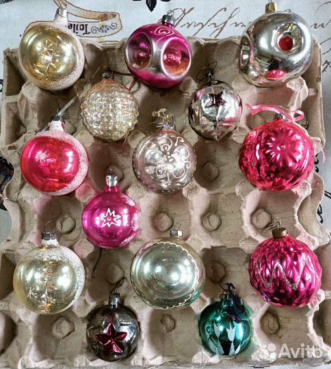 Елочные игрушки СССР