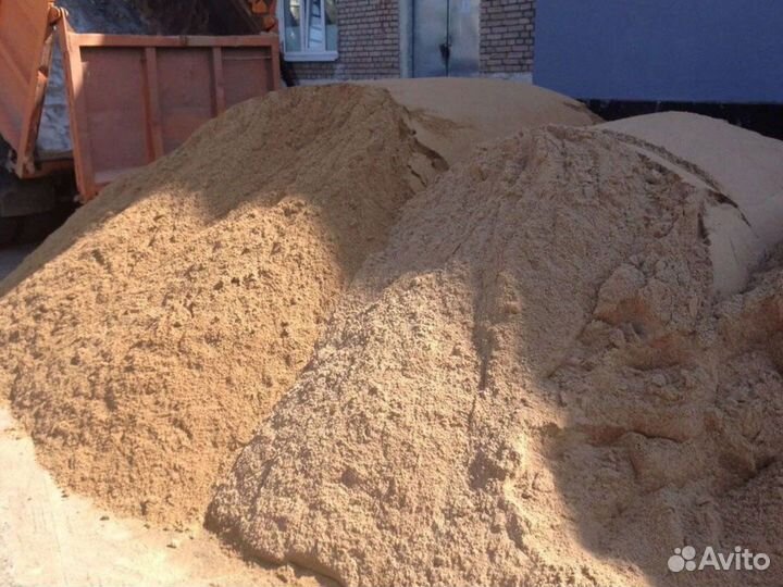 Песок мытый средний от 3кубов