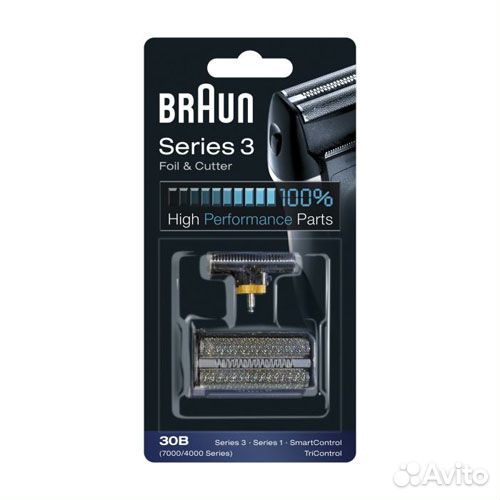 Сетка+лезвия для бритвы Braun 4000/7000 (30B)