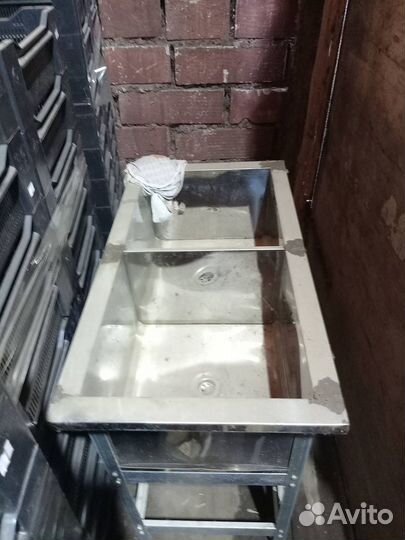 Мойка и стеллаж из нержавейки
