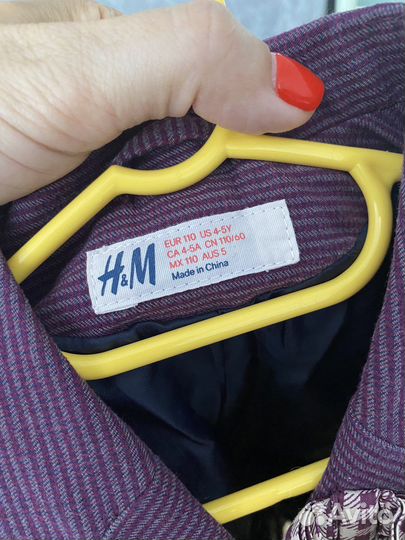 Пиджак на девочку 110 размер