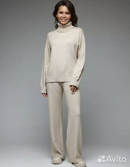 Вязанный костюм корея женский