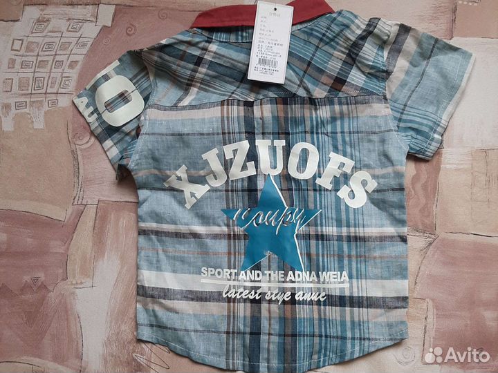 Рубашка для мальчика 110