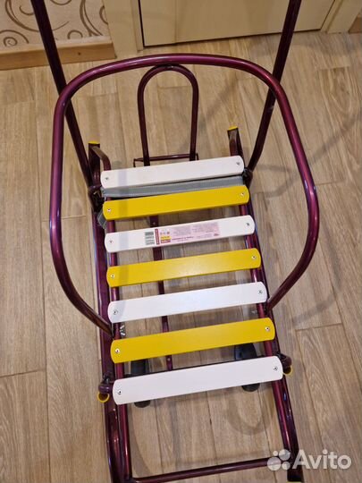 Детские санки на колесах