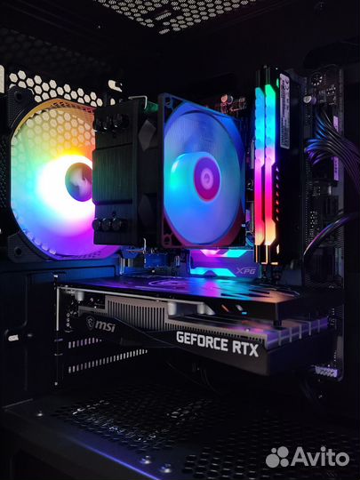 Новый игровой PC i3-12100f, RTX3050, 16Gb DDR4