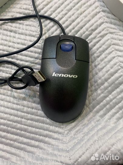 Компьютерная мышь проводная офисная lenovo