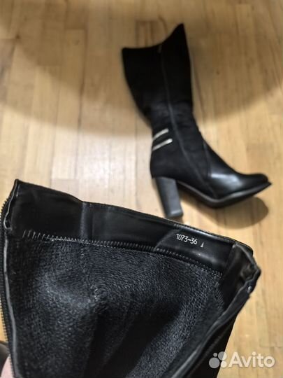 Женские сапоги осенние, р. 36