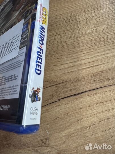 Crash Team Racing Nitro-Fueled диск для PS4 новый