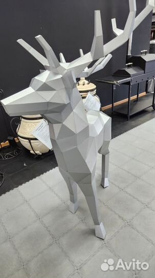 Фигура Оленя из картона