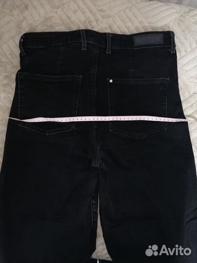 Джинсы клеш женские черные