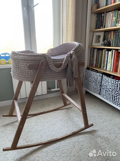 Люлька колыбель вязаная плюс кокон