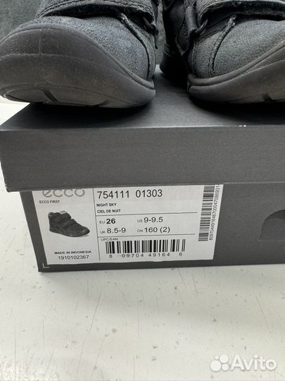 Ботинки Ecco на мальчика 26 размер