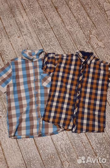 Рубашка в клетку на мальчика