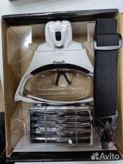 Очки лупа с подсветкой