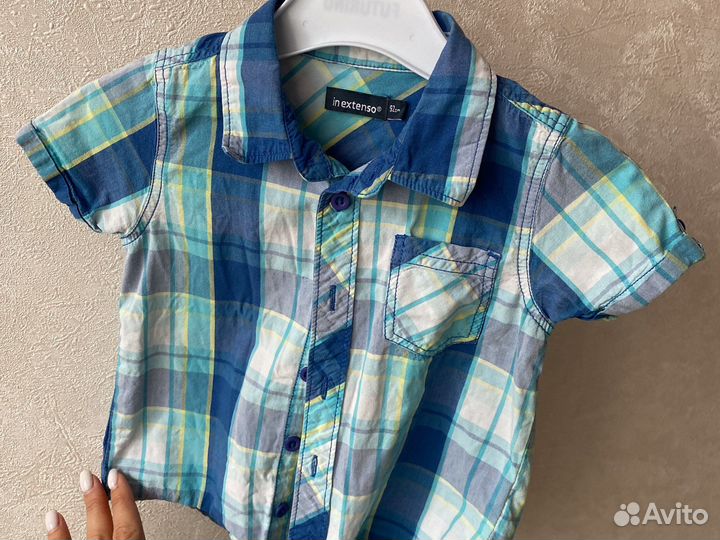 Рубашка для мальчика 86 92