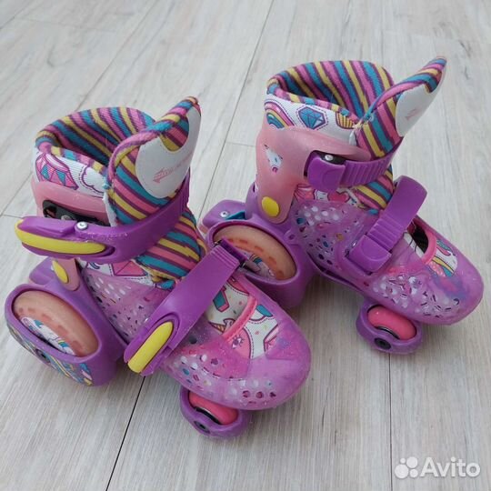 Роликовые коньки детские раздвижные