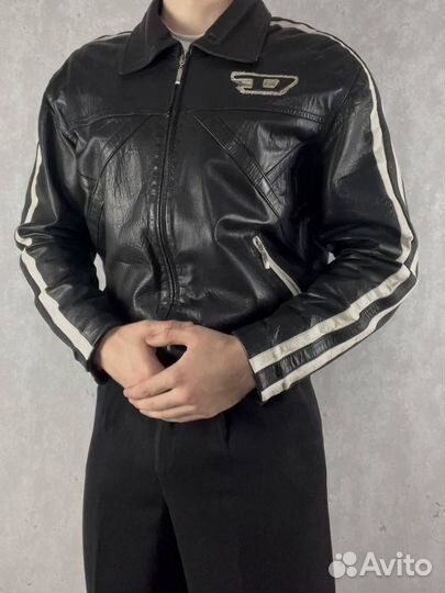 Винтажная кожаная куртка Diesel Vintage 90