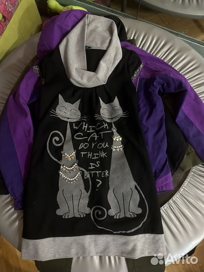 Пакет вещей на девочку 146-152, обувь 35