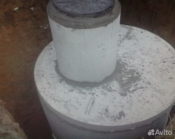 Прочистить колодец. Септик из колец