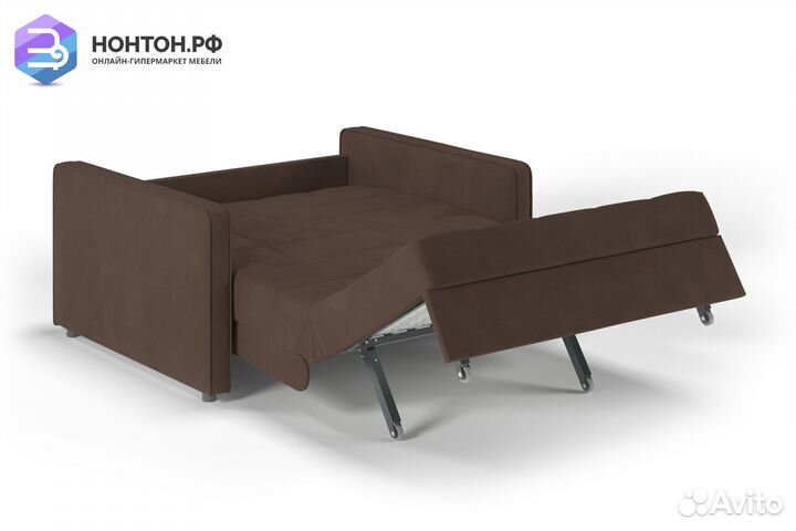 Диван аккордеон Модо коричневый