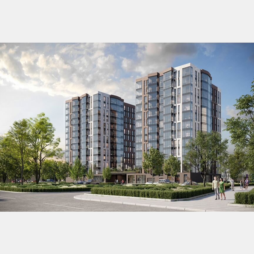 2-к. квартира, 60,2 м², 3/13 эт.