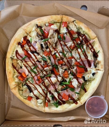 Доставка пиццы роллов под ключ с нуля