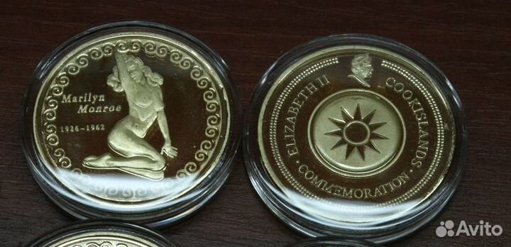 Сувенирная монета-жетон 6 sex evros (вариант 2)