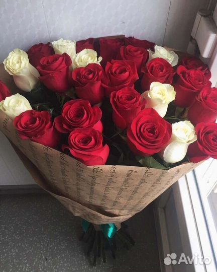 Цветы розы букет