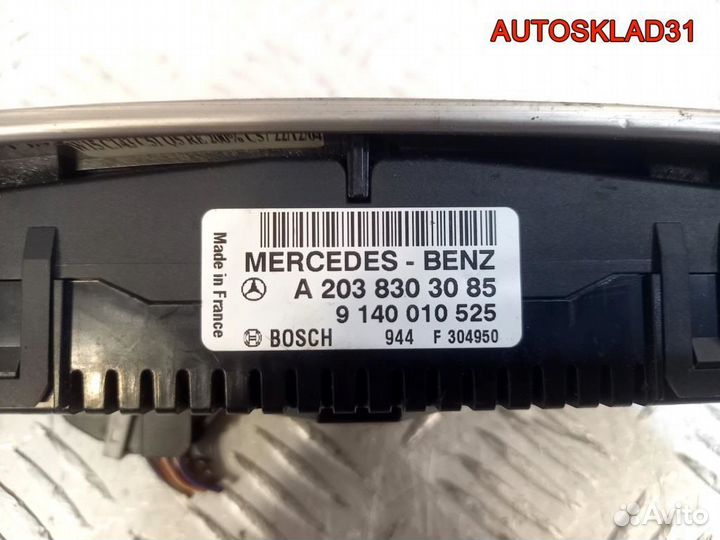 Блок климата Mercedes Benz W203 A2038303085