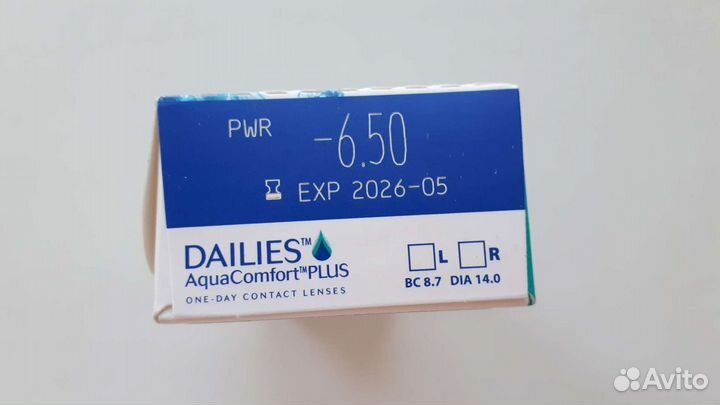 Линзы контактные однодневные dailies AquaComfort