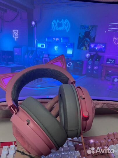Проводные наушники Razer Kraken Kitty