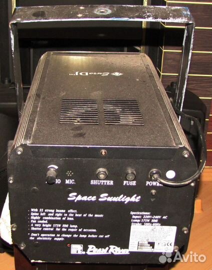 Светомузыка Euro Dj Space Sunlight 575W Mic Линза