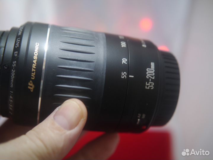 Canon EF 55-200 компактный телеобъектив