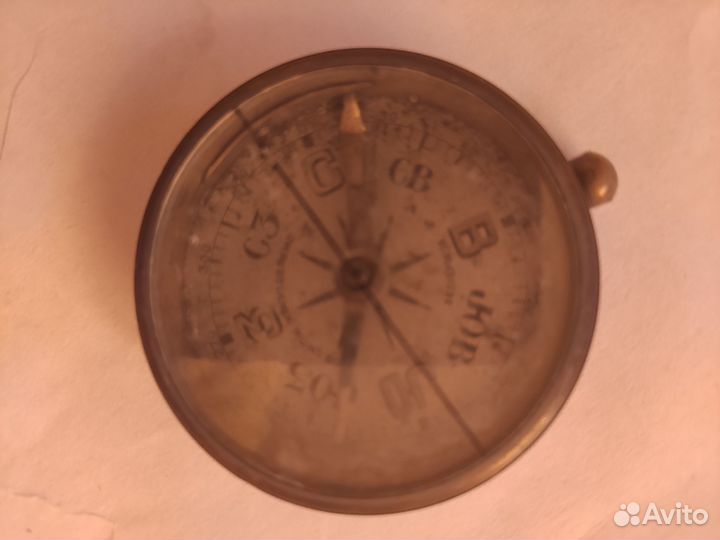 Карманный компас A.J. krogh Christiania Norvege