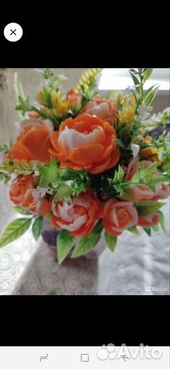 Мыло ручной работы букеты