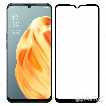 Защитное стекло для oppo A91/ Reno 3 Full