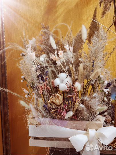 Цветочная композиция Сухоцветов