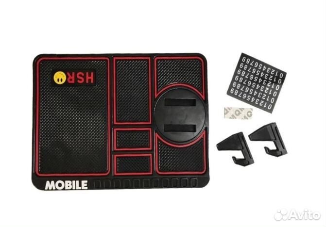 Коврик для телефона в машину, коврик на панель авт