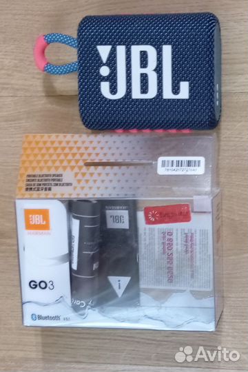 Продам беспроводную колонку JBL GO3, новая