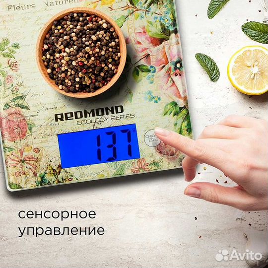 Весы кухонные redmond RS-736 Цветы