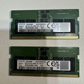 Оперативная память 2x 8Gb DDR5 sodimm