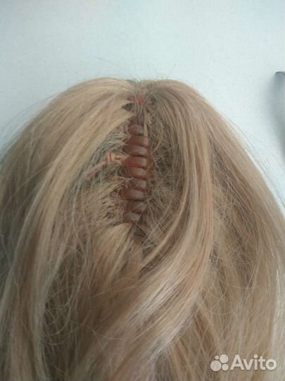 Хвост шиньон на крабе