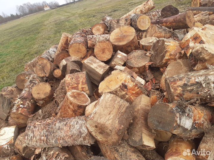 Дрова в тюльках,колотые