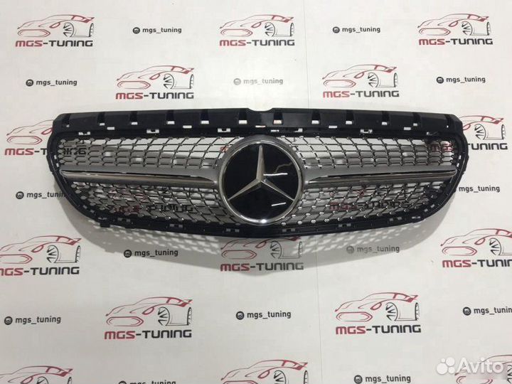 Решетка Mercedes B-Class w246 Diamond Silver Дистр