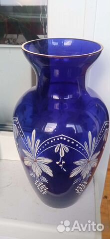 Ваза cobalt Виноград