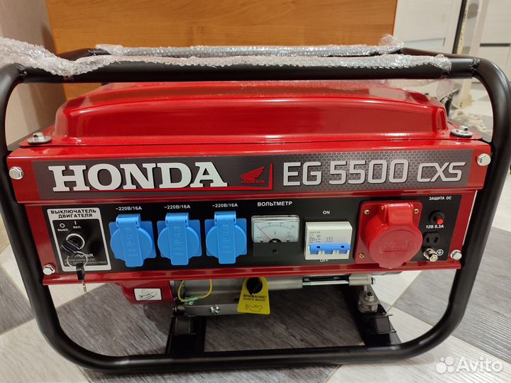Генератор бензиновый honda EG 5500 CXS