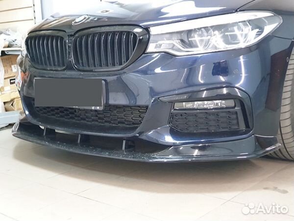 Передняя губа для BMW 5-series G30 M-performance