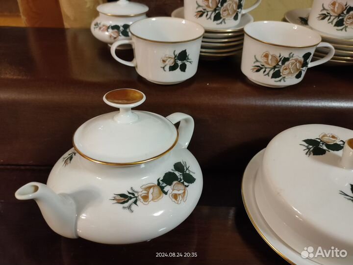 Чайный сервиз. ГДР. Винтаж
